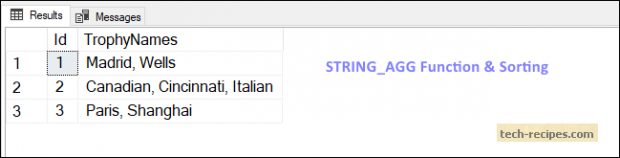 Concat Multiple Row Values In SQL Server-Tech_recipes_5