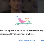 Facebook Time Usage Reminder