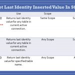 Get Last Identity Generated Value SQL Server – Tech-Recipes