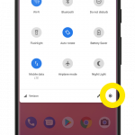Google Pixel 3 Pull Down Quick Settings Icon