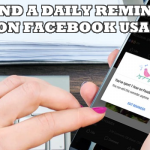 Send a Daily Reminder on Facebook Usage