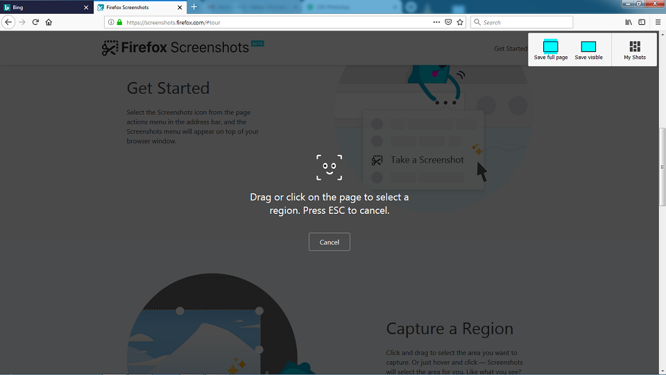  Take Screenshot On Mozilla Firefox