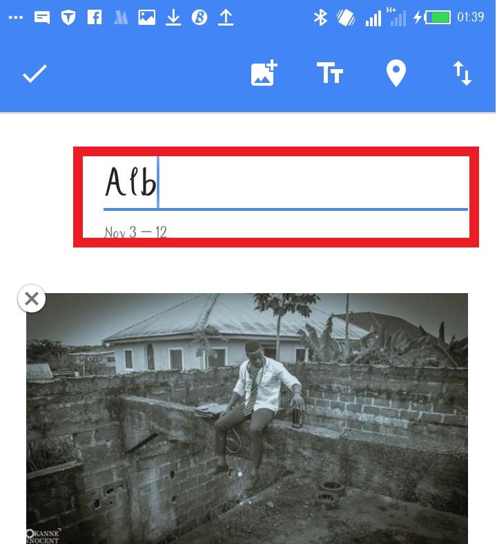 create an album on Google photos 