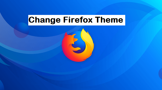 change firefox theme