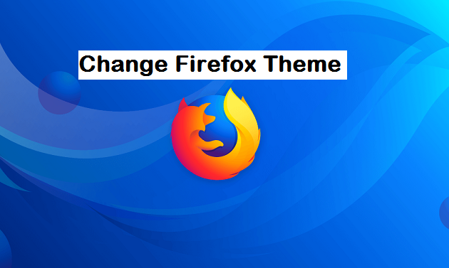 change firefox theme