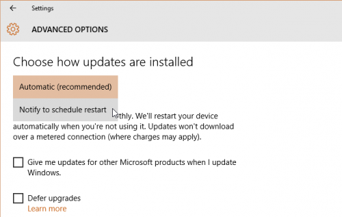 enable Windows automatic update