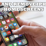 Add and Remove iPhone Home Screens