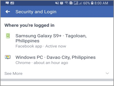 How To View Facebook Login History
