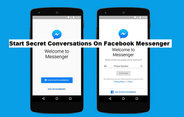 start secret conversation on Facebook Messenger