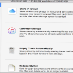 Mac Apple Menu About This Mac Storage Manage Recommendations