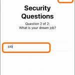 iPhone Settings Apple ID Forgot Apple ID Reset Options Reset by Security Questions Answer