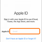 iPhone Settings Apple ID Username