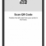 iPhone X Home Screen Settings New Cellular Plan Scan QR Code