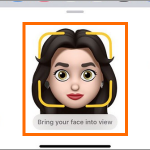 iPhone X Messages App Animoji Select Face