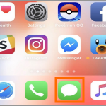 iPhone X Messages icon