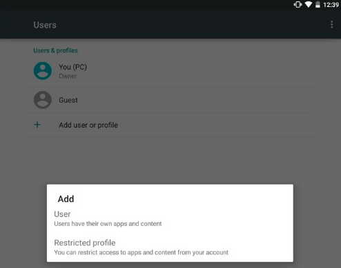 setting up parental controls on Android device