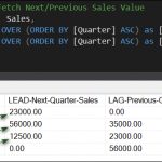 How To Use LEAD Function In SQL Server