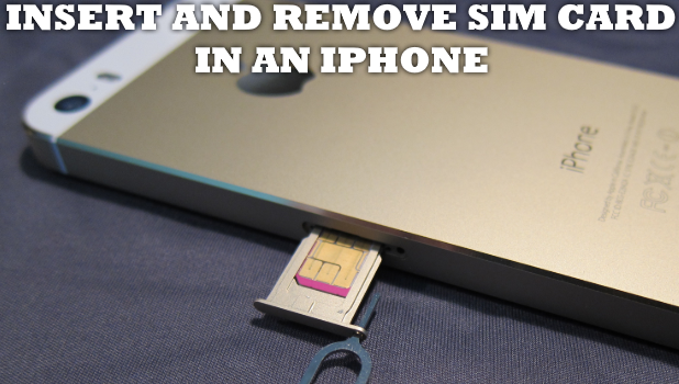 How To Insert And Remove The Sim Card In An Iphone All Models
