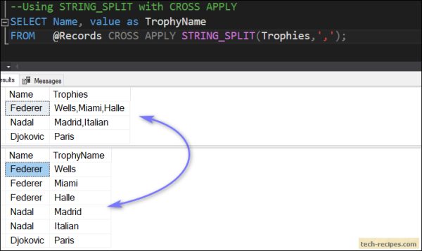 How To Split Delimited String In SQL Server Using STRING_SPLIT