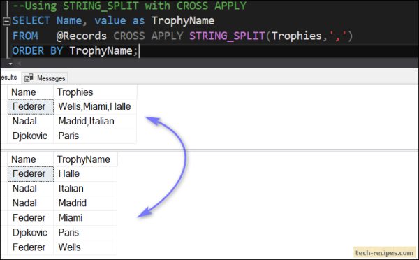 How To Split Delimited String In SQL Server Using STRING_SPLIT