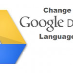 change google drive language