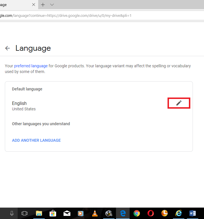 How To Change The Default Language On Google Drive