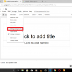 How To Change The Background Color On Google Slide