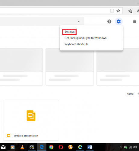 Change The Default Language On Google Drive