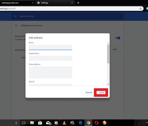 How To Add An Address In Google Chrome