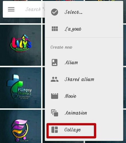 Create Collage On Google Photos