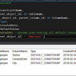 Default Constraint SQL Server_5