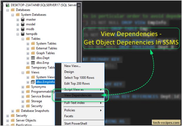 SQL-Server-Object-Dependencies