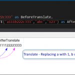 TRANSLATE Function In SQL Server_Example_1