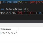 TRANSLATE Function In SQL Server_Example_2
