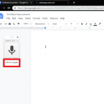 How To Use Voice Typing On Google Docs