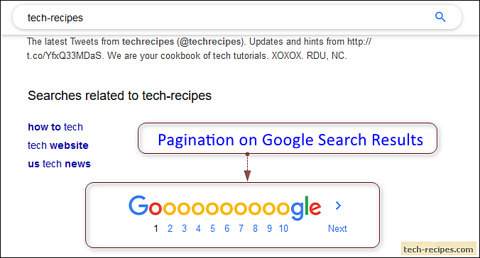 Pagination In SQL Server-Google Search