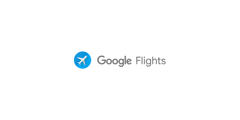Google Flights header