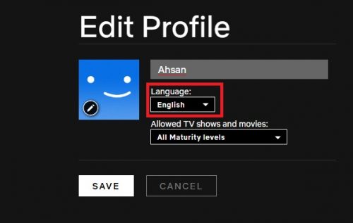 Mengganti Bahasa di Netflix