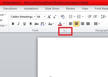 superscript in powerpoint