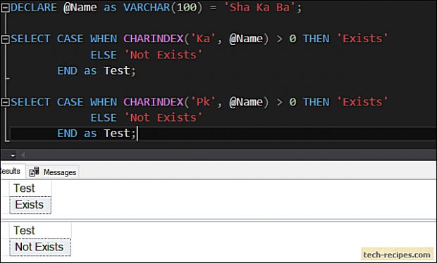 CHARINDEX - SQL Server