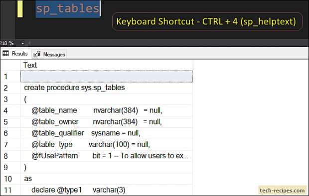 Custom Keyboard Shortcut In SQL Server_3
