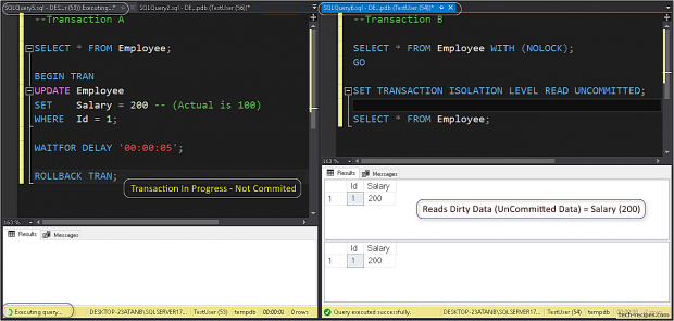 Dirty Read Problem - Read Uncommitted Isolation_3