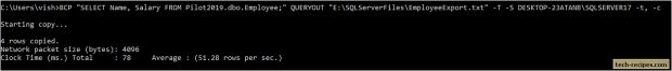 How To Use BCP In SQL Server_6