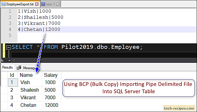 How To Use BCP Utility In SQL Server