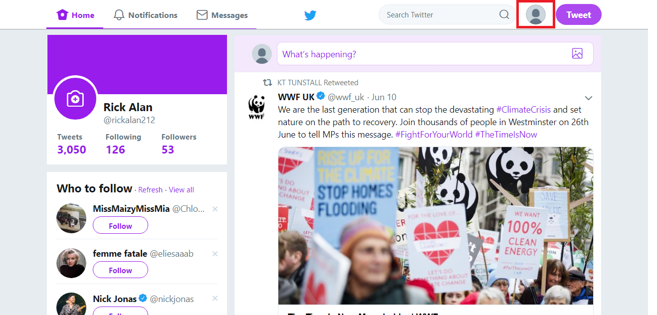 How to Change your on Twitter Choose a Unique Twitter Handle