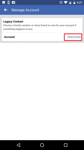  Deactivate Facebook Account Mobile 5