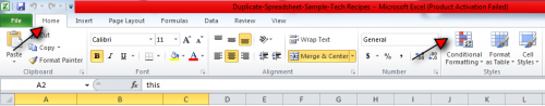 Shading Every other Row in Excel Tutorial Step 3