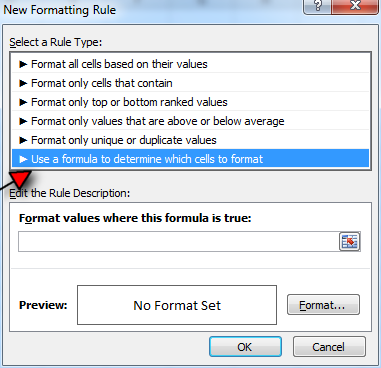 Shading Every other Row in Excel Tutorial Step 5