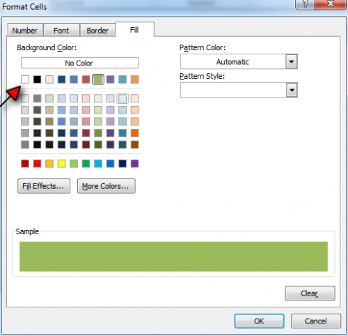 Shading Every other Row in Excel Tutorial Step 9