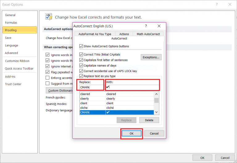 How To Insert A Checkmark In Your Excel Worksheet